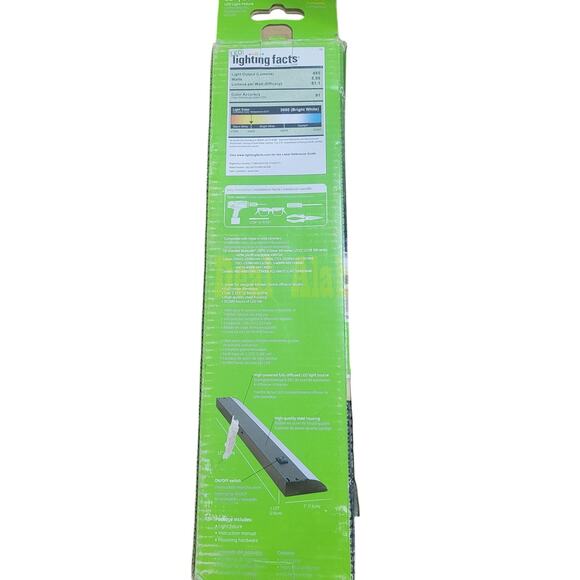 GE 12 in. Premium LED Direct Wire Dimmable Oil-Rubbed Bronze Under Cabinet Light - Picture 3 of 5